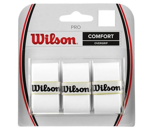 Wilson Sporting Goods Pro Over Grip, White, 3pk