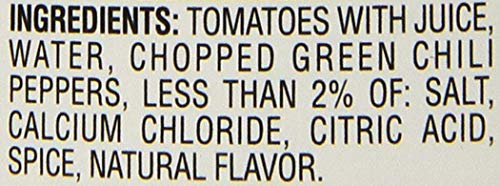 RO TEL Original Diced Tomatoes and Green Chilies, 10 ounces (Pack of 3)
