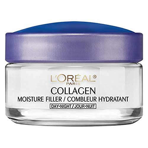 L'Oreal Paris Collagen Moisture Filler Day/Night Cream, 1.7 Ounce (Pack of 2)