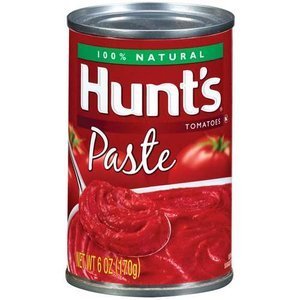 Hunt's 100% Natural Tomato Paste 6 oz (Pack of 24)