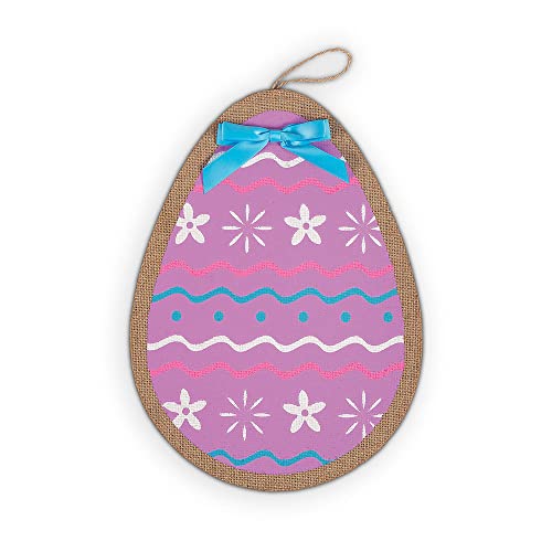 SEDLAV Easter Decoration, Easter Sign Colorful Egg, 14.5”, Easter Decor. Ideal For: Easter Decorations For The Home, Easter Decorations Indoor, Easter Wall Decorations
