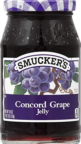 Smucker's, Concord Grape Jelly, 18oz Jar (Pack of 2)