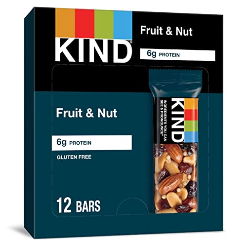 KIND KIND Bars, Fruit & Nut, Fruit & Nut, 12 Count (Pack of 12)