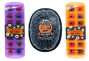 Gummy Eye Ball and Brain Freeze Halloween Party Pack