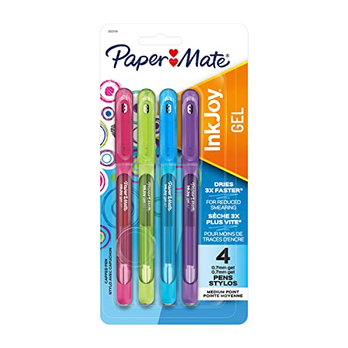 Paper Mate 600ST.7mm, 4/Pkg, Assorted InkJoy Gel Stick Pen Sets, None 4