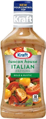 Kraft, Tuscan House Italian Dressing, 16oz Bottle (Pack of 3)