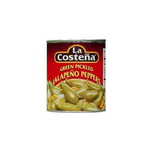 La Costena Whole Green Pickled Jalapeno Peppers (12x26 OZ) ( Multi-Pack)