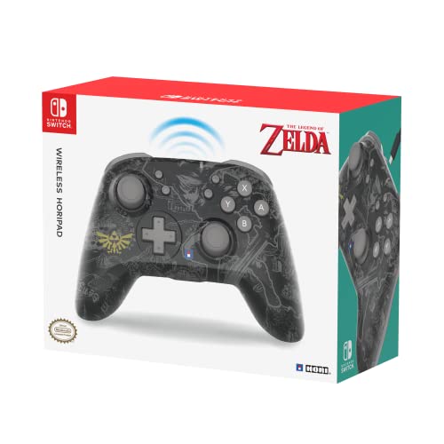 HORI Wireless HORIPAD (The Legend of Zelda Edition) Pro Controller with Motion Control for Nintendo Switch - Officially Licensed by Nintendo