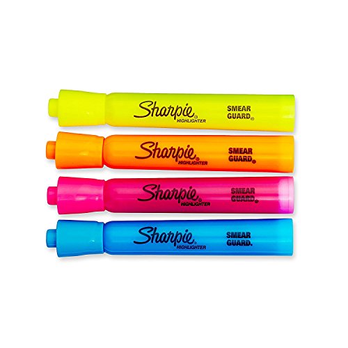 Sharpie Accent Tank-Style Highlighters, Chisel Tip, Colored Highlighters (25174PP) Assorted Colors