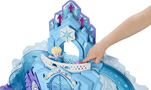 Fisher-Price Little People Toddler Playset Disney Frozen Elsa’s Ice Palace Musical Toy with Elsa & Olaf Figures for Ages 18+ Months (Amazon Exclusive)