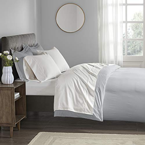 Beautyrest 400 Thread Count Wrinkle Resistant Cotton Sateen Sheet Set White