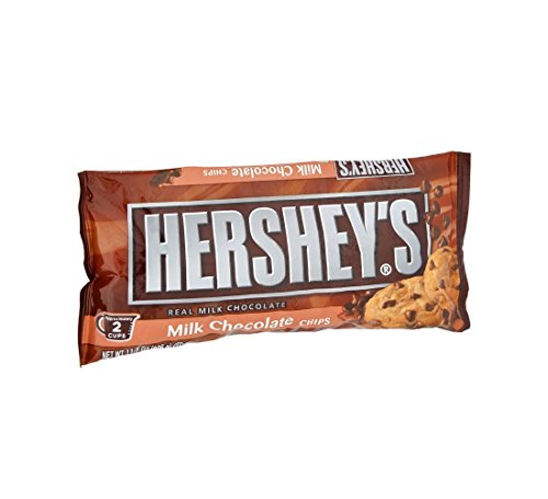 Hershey's Milk Chocolate Baking Chips, 11.5-Ounce Bag (Pack of 12)