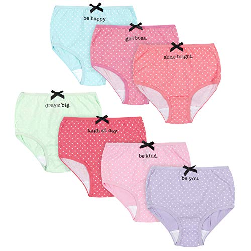 Gerber 7-Pack Toddler Girls Be Happy Underwear (2T-3T)