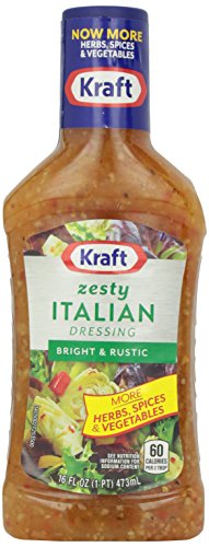 Kraft Zesty Italian Dressing, 16 fl oz