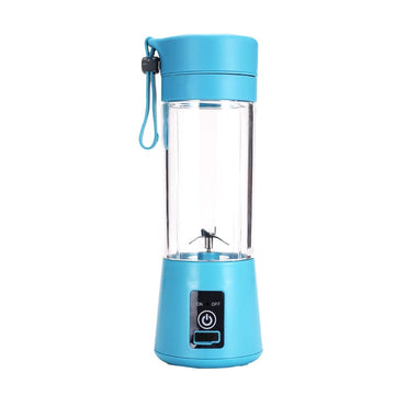 Portable Blender, Personal Mixer Fruit Rechargeable with USB, Mini Blender for Smoothie, Blue