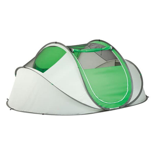 4-Person Instant Pop-Up Tent 1 Room, Green