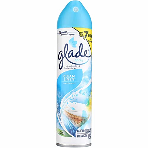 Glade Aerosol Air Freshener Clean Linen , 8 OZ