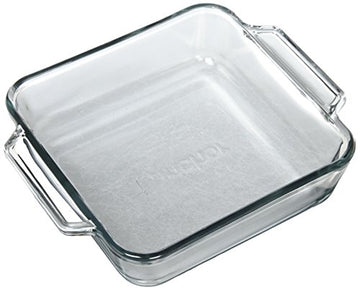 Anchor Hocking 8-Inch Oven Basics Square Cake Dish, Set of 3