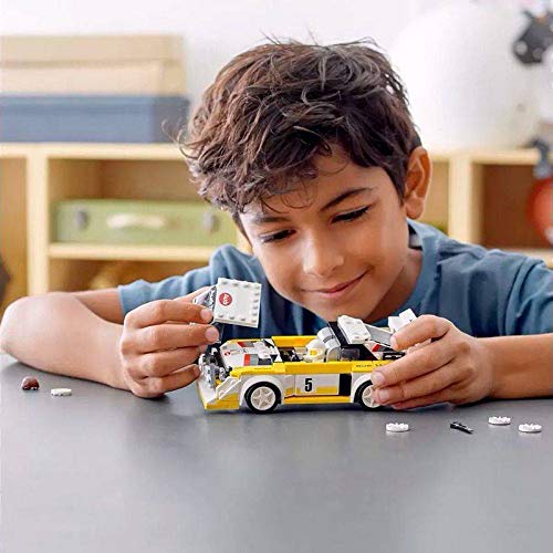 LEGO Speed Champions 1985 Audi Sport Quattro S1 76897 Toy Cars for Kids Building Kit Featuring Driver Minifigure (250 Pieces)
