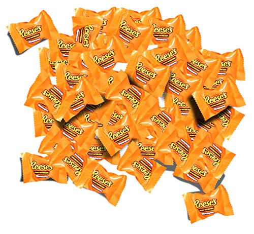 Reese's Peanut butter Chocolate Cups, Individually Wrapped Miniature Size Cups, Creamy Peanut Butter With Milk Chocolate Coating, Bulk Pack 5 Pounds