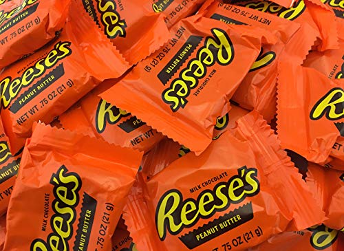 REESE'S Peanut Butter Cups, Milk Chocolate, Snack Size (Pack of 2 Pounds)