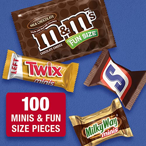 Mars, Chocolate Favorites Halloween Bars Candy Variety Mix 100 Count, 34.74 Ounce