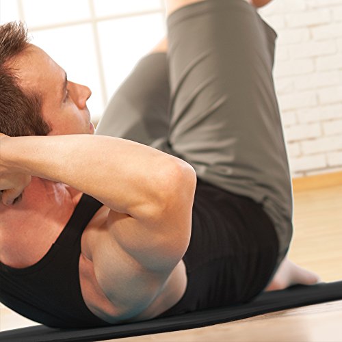 STOTT PILATES Eco-Friendly Mat (Black) 0.25 inch / 6 mm