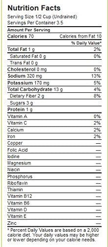 Del Monte, Seasoned Vegetables, Whole Kernel Fire-Roasted Corn Blend, 14.5oz Can (Pack of 6)