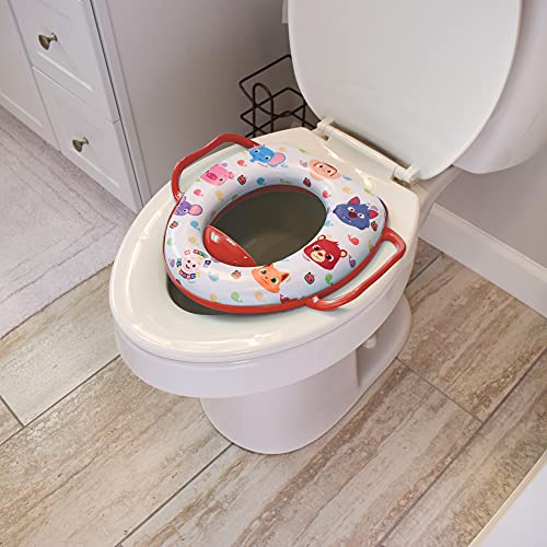 Sunny Days Entertainment CoComelon Soft Potty Training Seat, Red