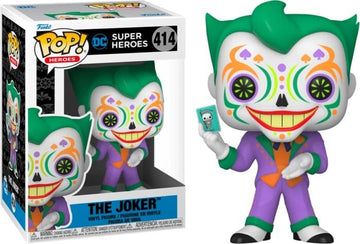 POP Heroes: Dia De Los DC - Joker, Multicolor