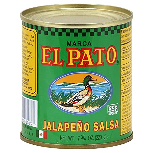 El Pato Jalapenos Salsa, 7.75-Ounce (Pack of 24)