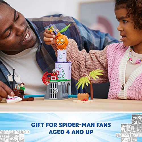 LEGO Marvel Team Spidey at Green Goblin's Lighthouse 10790, Toy for Kids Ages 4+ with Pirate Shipwreck, Miles Morales Minifigure & More, Spidey and His Amazing Friends Series