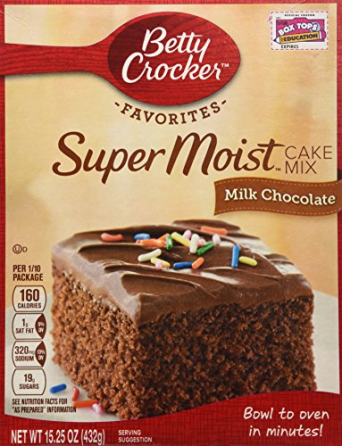 Betty Crocker Super Moist Milk Chocolate Cake Mix (2 Pack