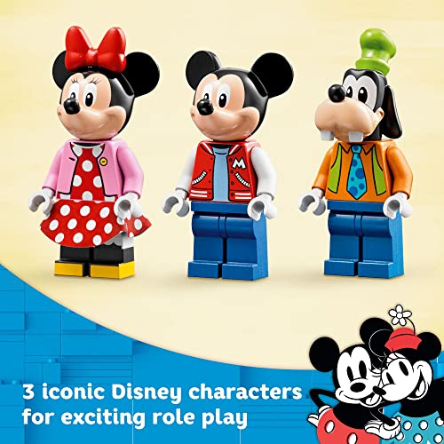 LEGO Disney Mickey and Friends – Mickey, Minnie and Goofy’s Fairground Fun 10778 Building Toy Set for Preschool Kids, Girls, and Boys Ages 4+ (184 Pieces)