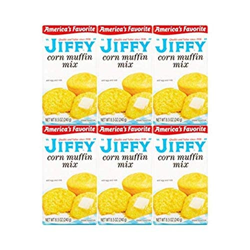 Jiffy Corn Muffin Mix, 8.5 oz, (6 Boxes)