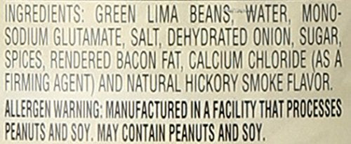 Margaret Holmes Seasoned Medium Green Lima Beans, 15 Ounce (Pack of 12)