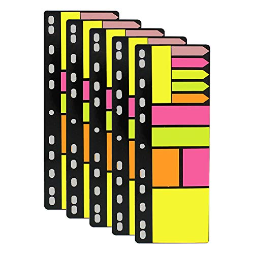 Redi-Tag, RTG10249, Ring Binder Note Set, 5 / Pack, Multicolor