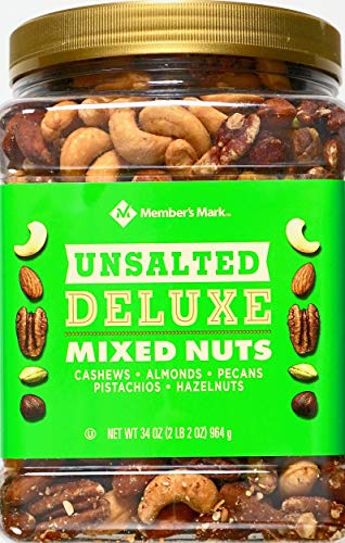Member's Mark Unsalted Deluxe Mixed Nuts (34 oz.)