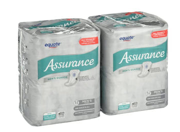 Assurance Guards for Men, Maximum, One Size Fits All, 52 Ct (pack of 2)