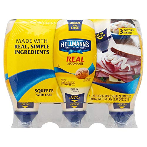 Hellmann's Squeeze Mayo (25 Ounce, 3 Count)