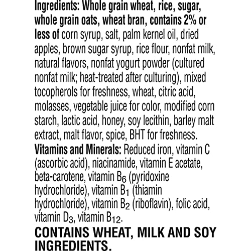 Special K Cold Breakfast Cereal, 11 Vitamins and Minerals, Made with Fiber and Iron, Family Size, Fruit and Yogurt, 19.1oz Box (1 Box)