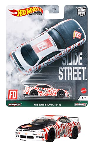 Hot Wheels S14 GRJ82 Nissan Silvia Car Culture Slide Street Red