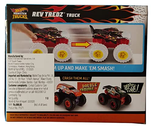 HOT Wheels REV TREDZ Monster Trucks