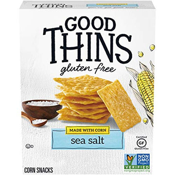 Good Thins Sea Salt Corn Snacks Gluten Free Crackers, 3.5 oz