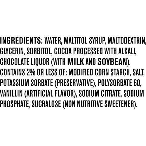 Smucker's Sundae Syrup Sugar Free Chocolate Flavored Syrup, 19 Ounces (Pack of 12)