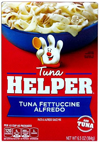 Betty Crocker TUNA FETTUCCINE ALFREDO Tuna Helper 6.5oz (3 Pack)