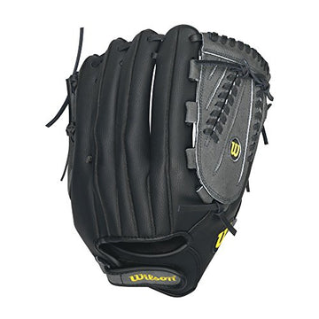 WILSON A360 Slowpitch Softball Glove, Grey/Black/White, Right Hand Throw, 13-Inch