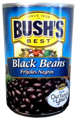 Bush's Best BLACK BEANS 15oz (8 Pack)