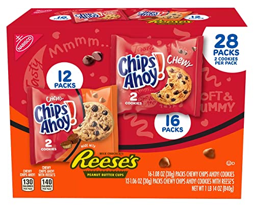 Chips Ahoy Chewy Variety Pack, 28 ct.