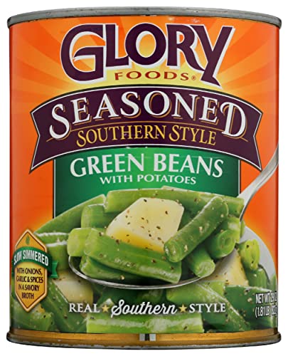 Glory Foods Seasoned Bean String & Potatoes, 27 oz